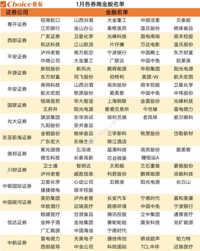 券商12月金股最高上涨超30%<strong></p>
<p>美股映射</strong>，1月金股重磅出炉！