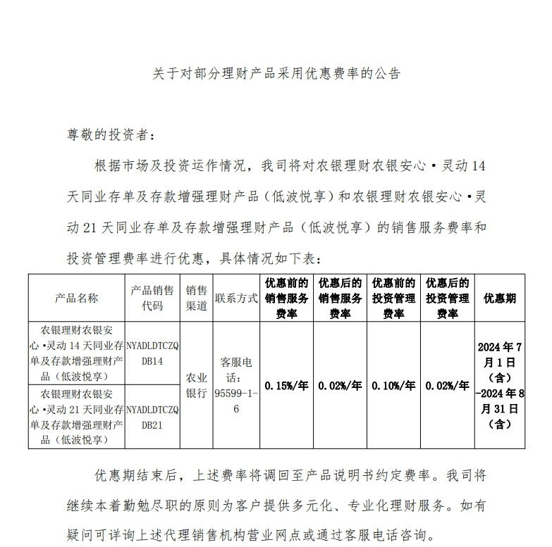 多家银行理财公司宣布：费率优惠<strong></p>
<p>理财银行排名</strong>！