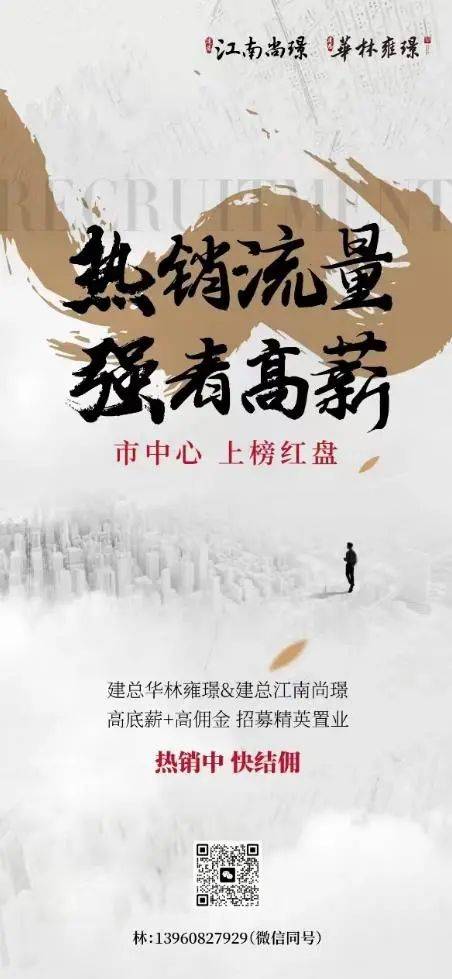 【招聘】建总福州项目招聘策划经理、销售经理