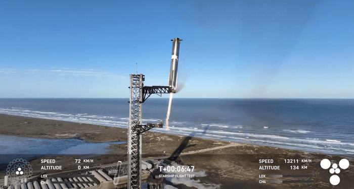 SpaceX星舰第七次试飞入轨失败<strong></p>
<p>江苏理财</strong>，但再次完成“筷子夹火箭”回收