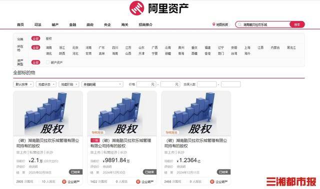 起拍价从1亿降至1元<strong></p>
<p>大连理财</strong>，湖南酷贝拉旗下股权2.1万元被拍走