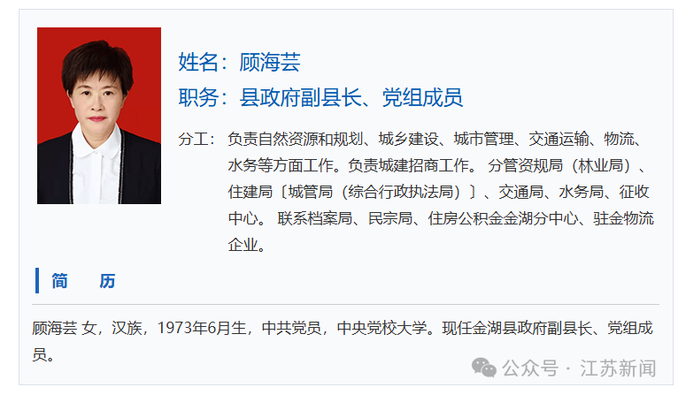 江苏一地纪委通报：副县长顾海芸被查<strong></p>
<p>e理财</strong>！