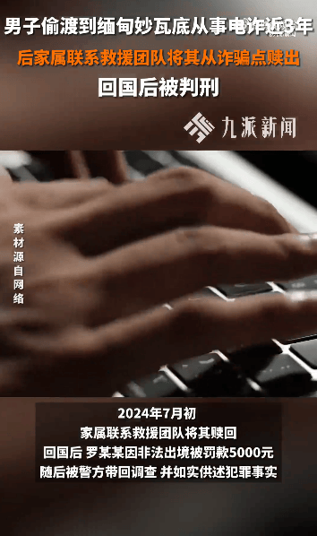 江西一男子偷渡到缅甸做电诈3年<strong></p>
<p>ptp理财</strong>，家属将其赎回，回国后获刑2年2个月