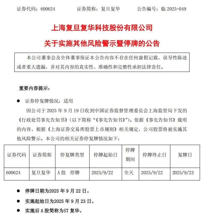 停牌!600624<strong></p>
<p>自动理财</strong>,将被ST